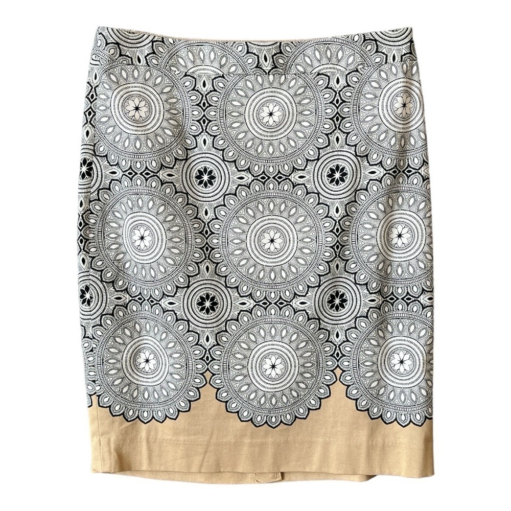 The Limited Fully Lined Abstract Geometric Print Pencil Skirt Size 6